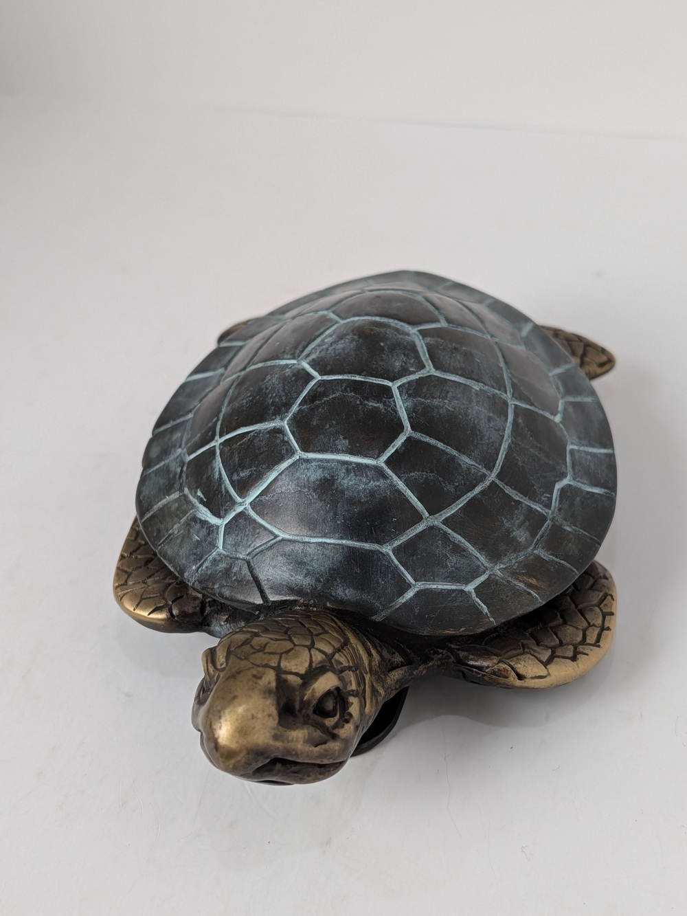Brass Sea Turtle Doorknocker Coastal Nautical Beach Door Knocker SPI San Pacific